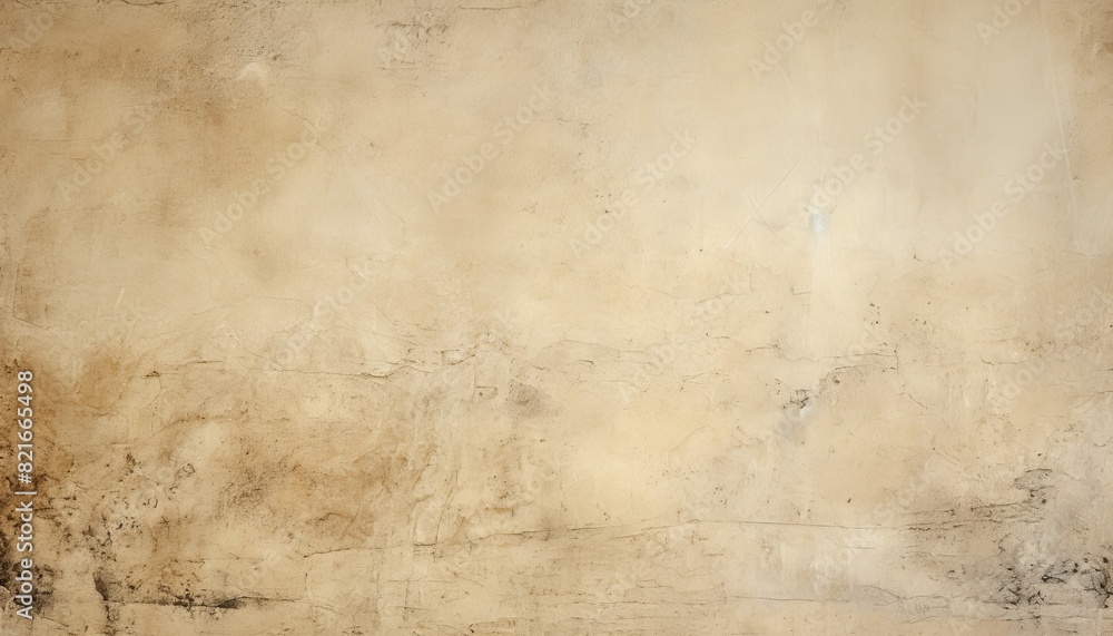 Obraz premium A distressed, textured beige background with subtle color variations.