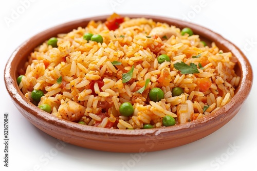 Scrumptious Spanish Rice with Chicken and Peas