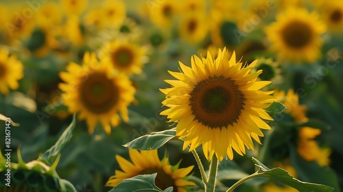 A field of sunflowers