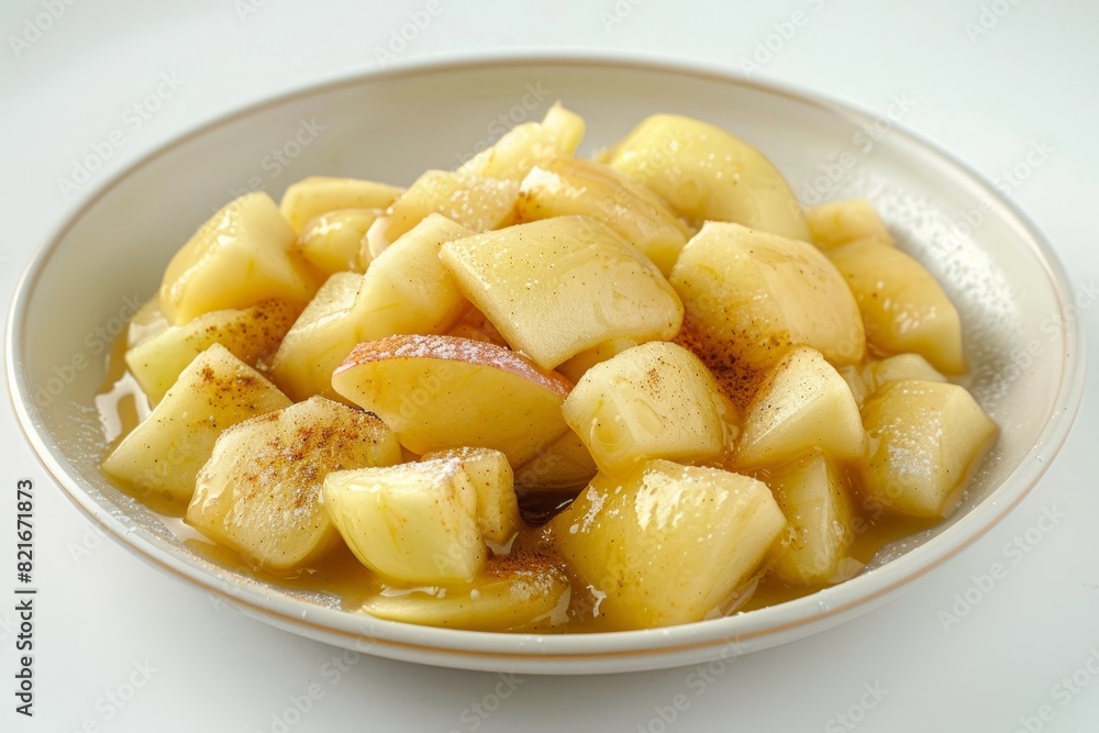 Exquisite Apple Compote with Cinnamon and Citrusy Lemon Exquisite Apple Compote with Cinnamon and Citrusy Lemon