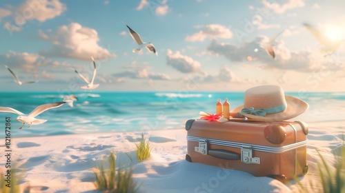 Seaside Retreat Suitcase Un...