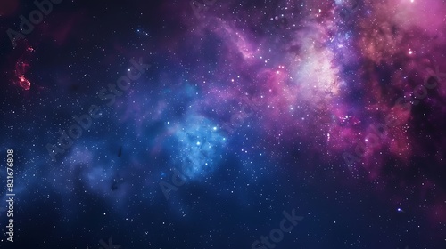 Background of galaxy and stars