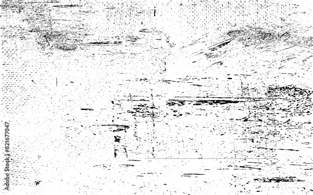 Fototapeta premium Distressed black texture. Dark grainy texture on white background. Dust overlay textured. Grain noise particles. Rusted white effect. Grunge design elements. Vector illustration,