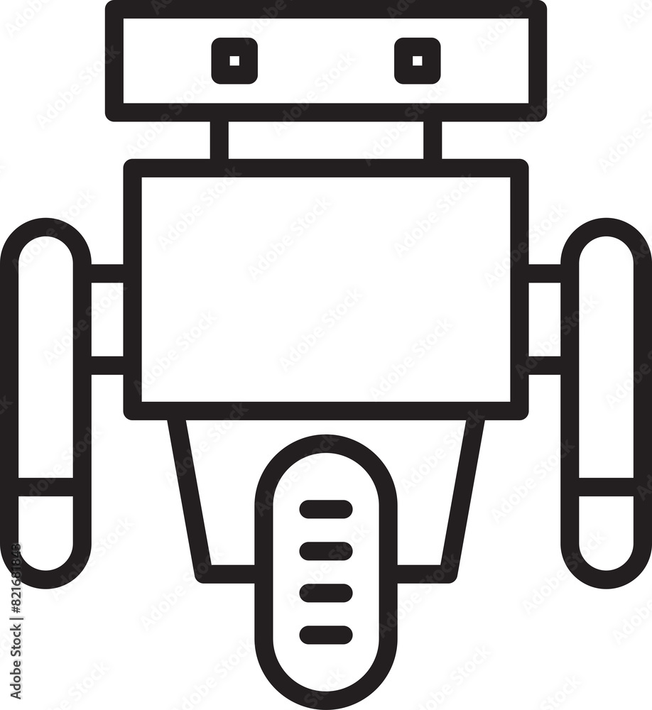 Space Robot Icon Space Robot Icon