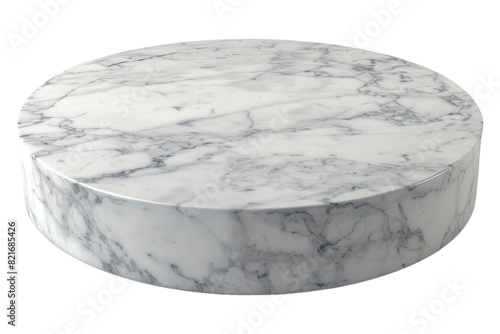 Round marble medium Isolated on transparent background