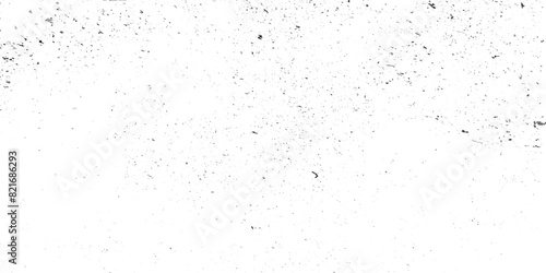 Grunge texture abstract black and white. Dust isolated on white background. Abstract monochrome textured effect Illustration.