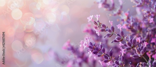 Close Up of Lavender Flowers