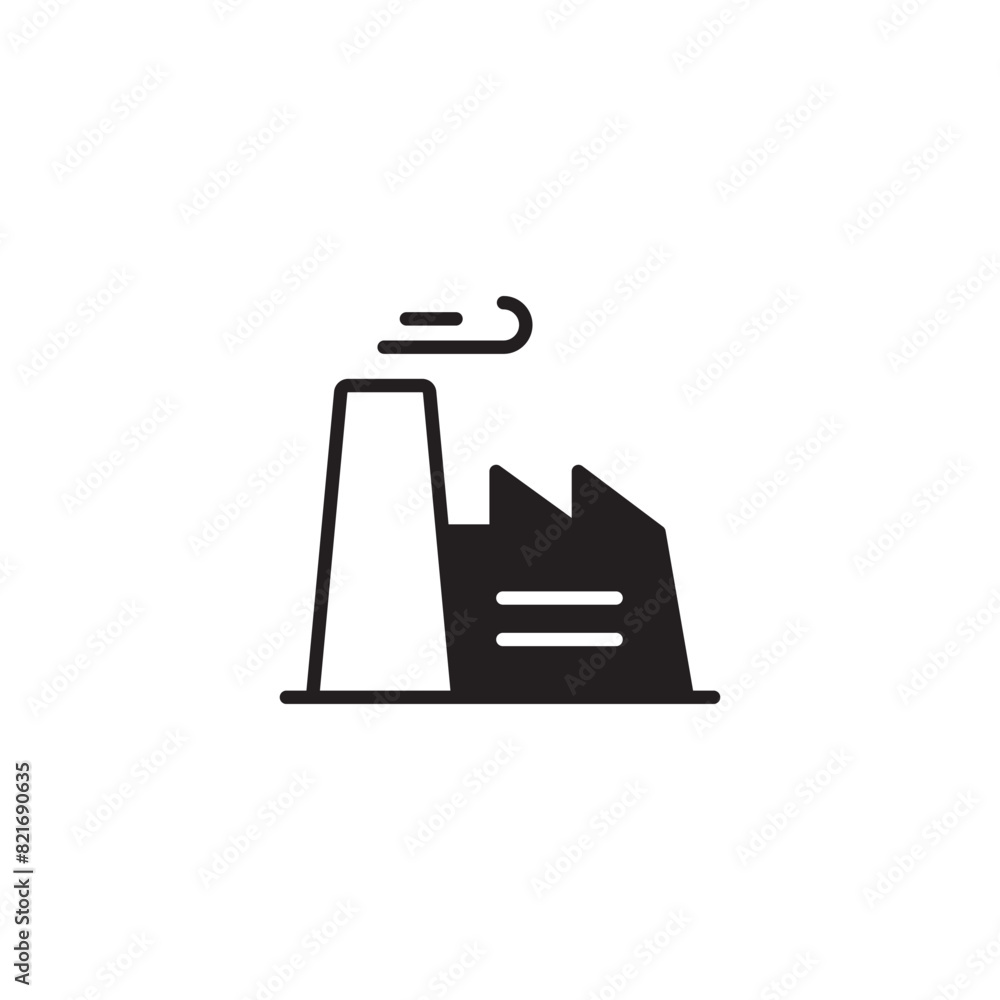Industry icon design with white background stock illustration Industry icon design with white background stock illustration