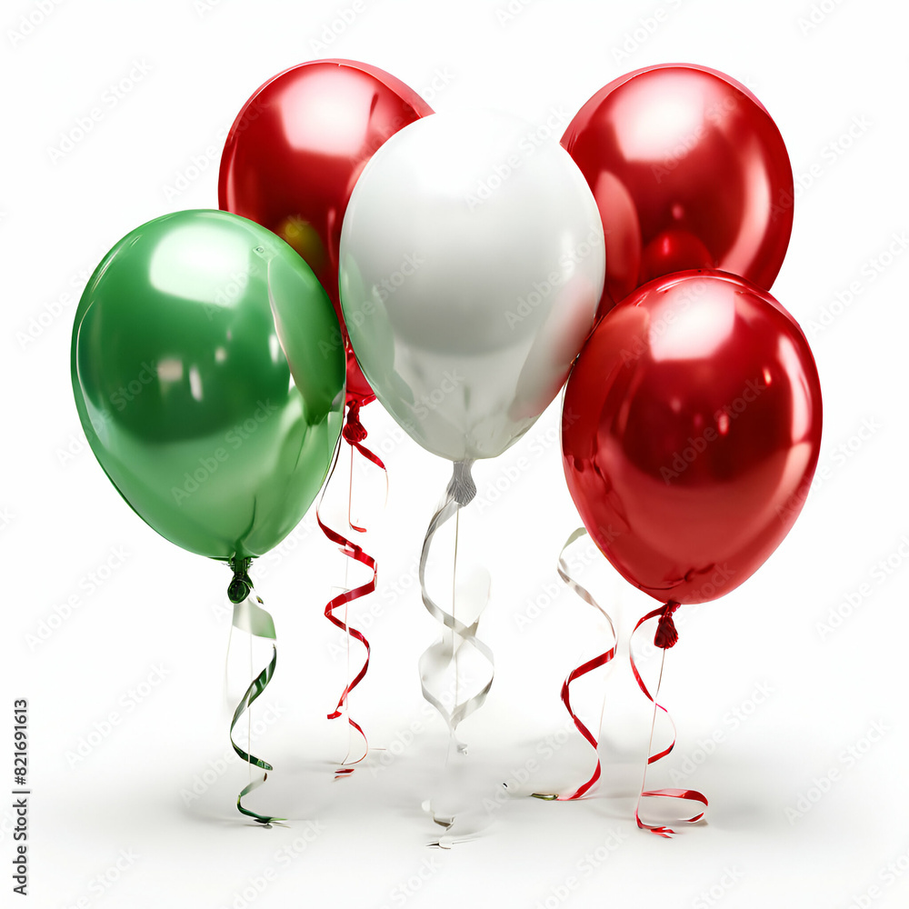 red and white balloons red and white balloons