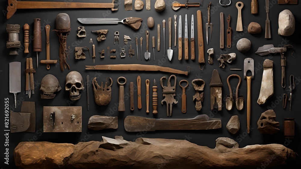 Ancient Artifacts and Tools Collection
Ancient Artifacts and Tools Collection