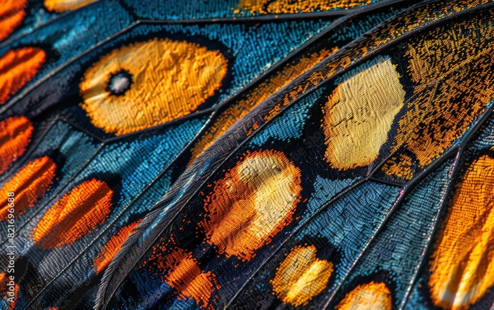 Amazing closeup of a butterfly wing Amazing closeup of a butterfly wing
