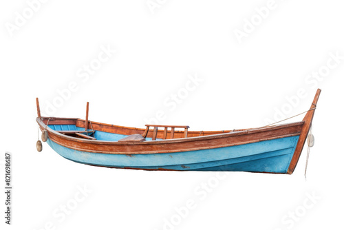 Fishing Boat Graphic Isolated on Transparent Background