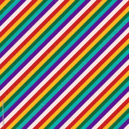 Free Download Seamless pattern of rainbow stripes in a gradient effect, transitioning seamlessly from one color to the next, Generative AI - GFXLoad