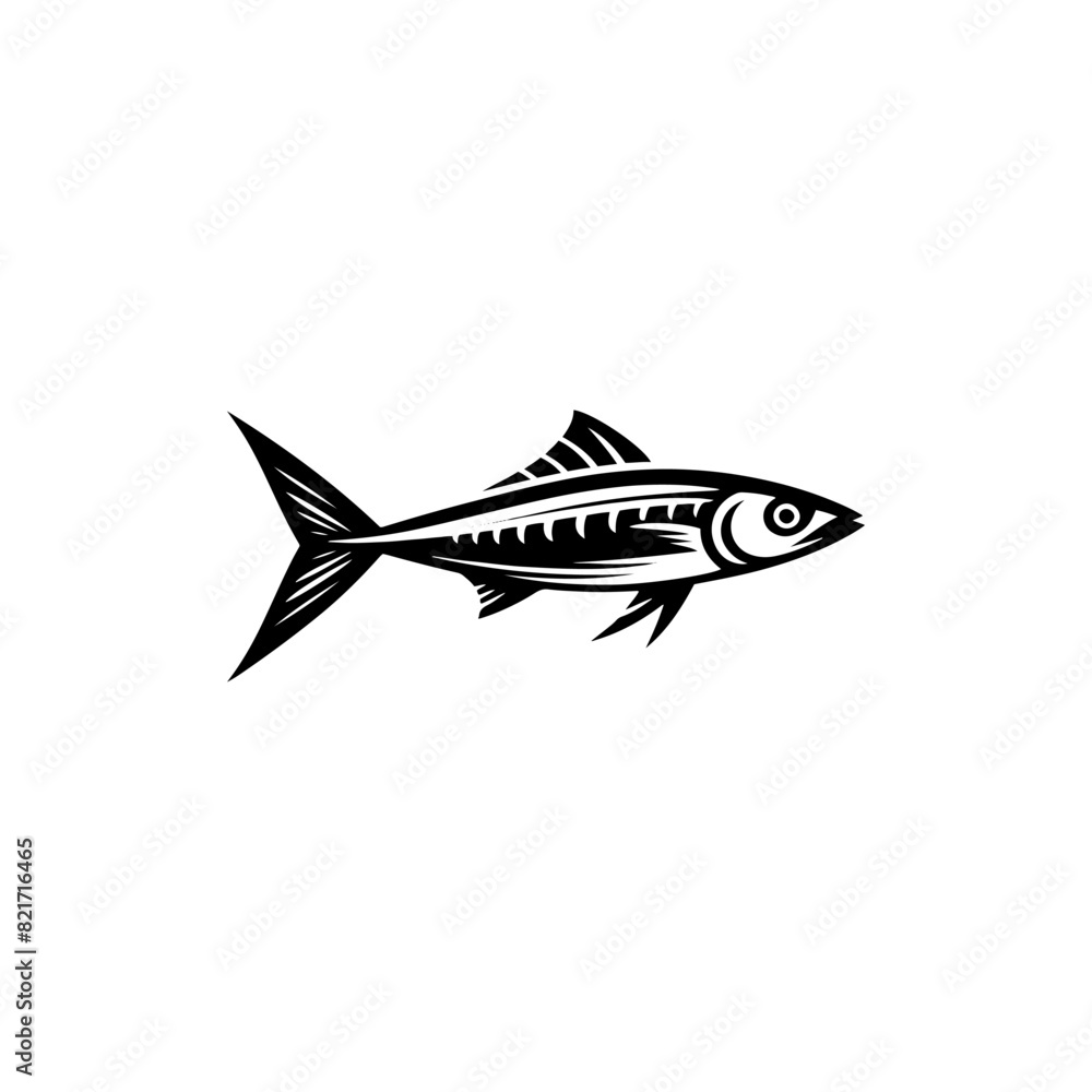 Playful Sardine Silhouette - Whimsical Delight of Marine Life - minimallest sardine vector
Playful Sardine Silhouette - Whimsical Delight of Marine Life - minimallest sardine vector