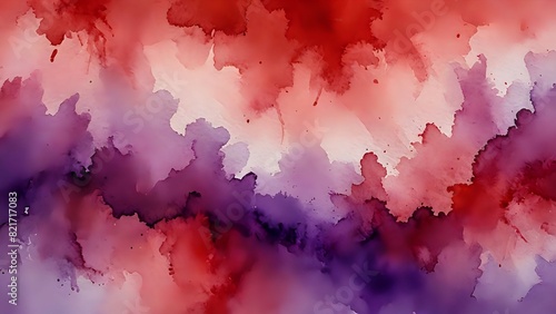 Gradient red and purple color luxury background with smooth splash texture