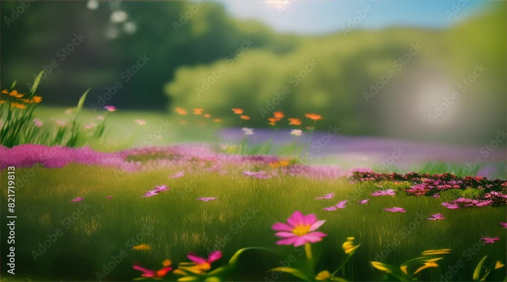 Spring Park Blossoms: A vibrant landscape filled with colorful flowers, blooming trees, and bright skies, capturing the beauty of nature in springtime Spring Park Blossoms: A vibrant landscape filled with colorful flowers, blooming trees, and bright skies, capturing the beauty of nature in springtime