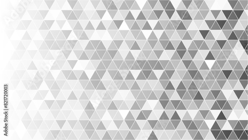 Abstract retro pattern of geometric shapes. White mosaic backdrop. Geometric hipster triangular background, vector