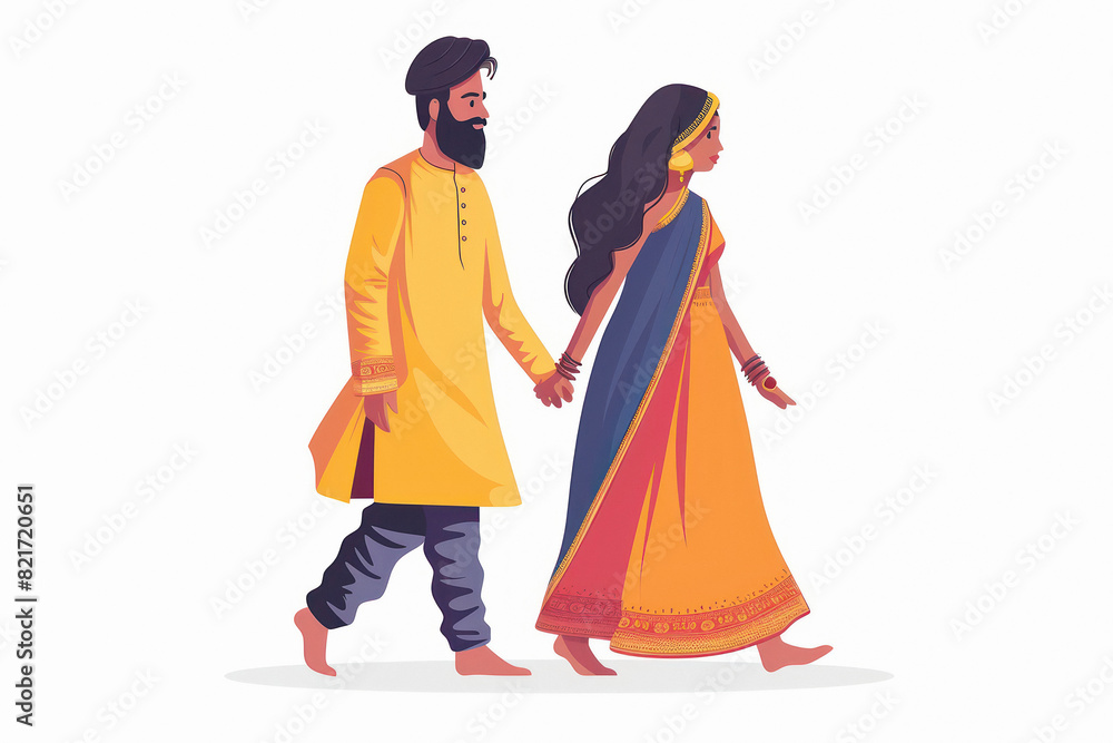 indian couple holding hand to each other indian couple holding hand to each other