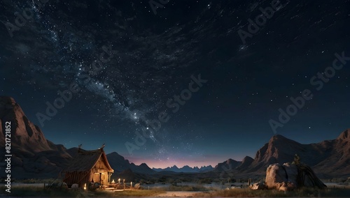 Extremely ultra-realistic photorealistic 3D, professional photography, natural lighting, volumetric lighting maximalist photo-illustration in 8K resolution. Detailed, elegant depiction of the night sk