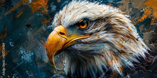 Majestic Bald Eagle Close-up photo