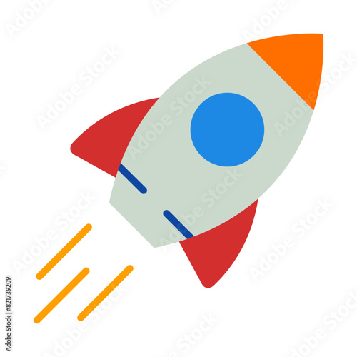 Free Download Rocket  Flat icon - GFXLoad