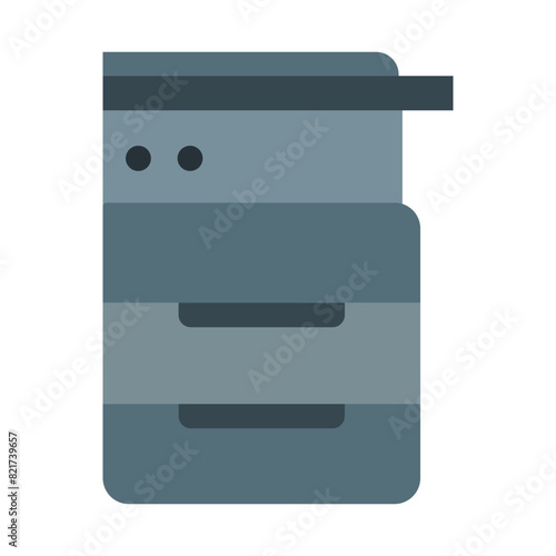 Photocopier  Flat icon