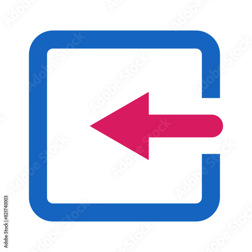 Free Download Log In  Flat icon - GFXLoad
