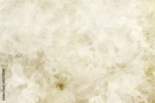 old white paper background off white or beige color with faint vintage marbled texture AI photo
