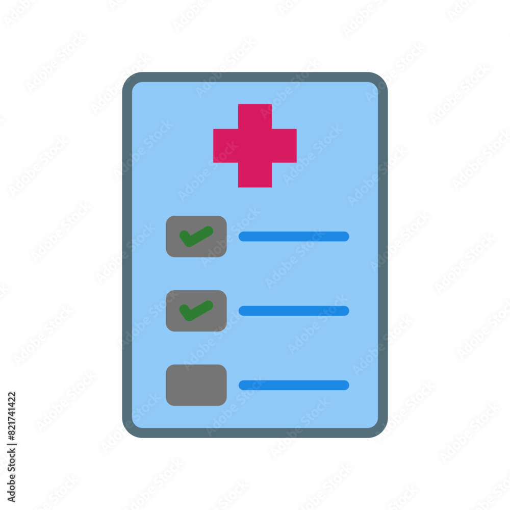 Medical Prescription Flat icon Medical Prescription Flat icon