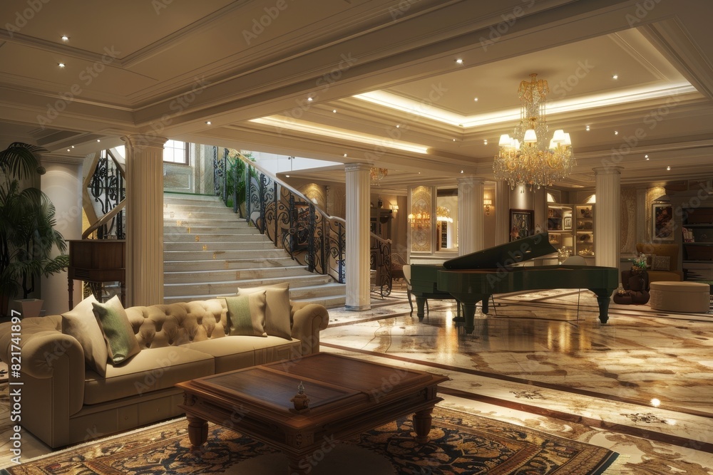 Classical Basement Interior Classical Basement Interior