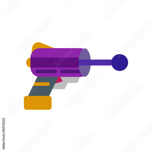 Space Gun  Flat icon