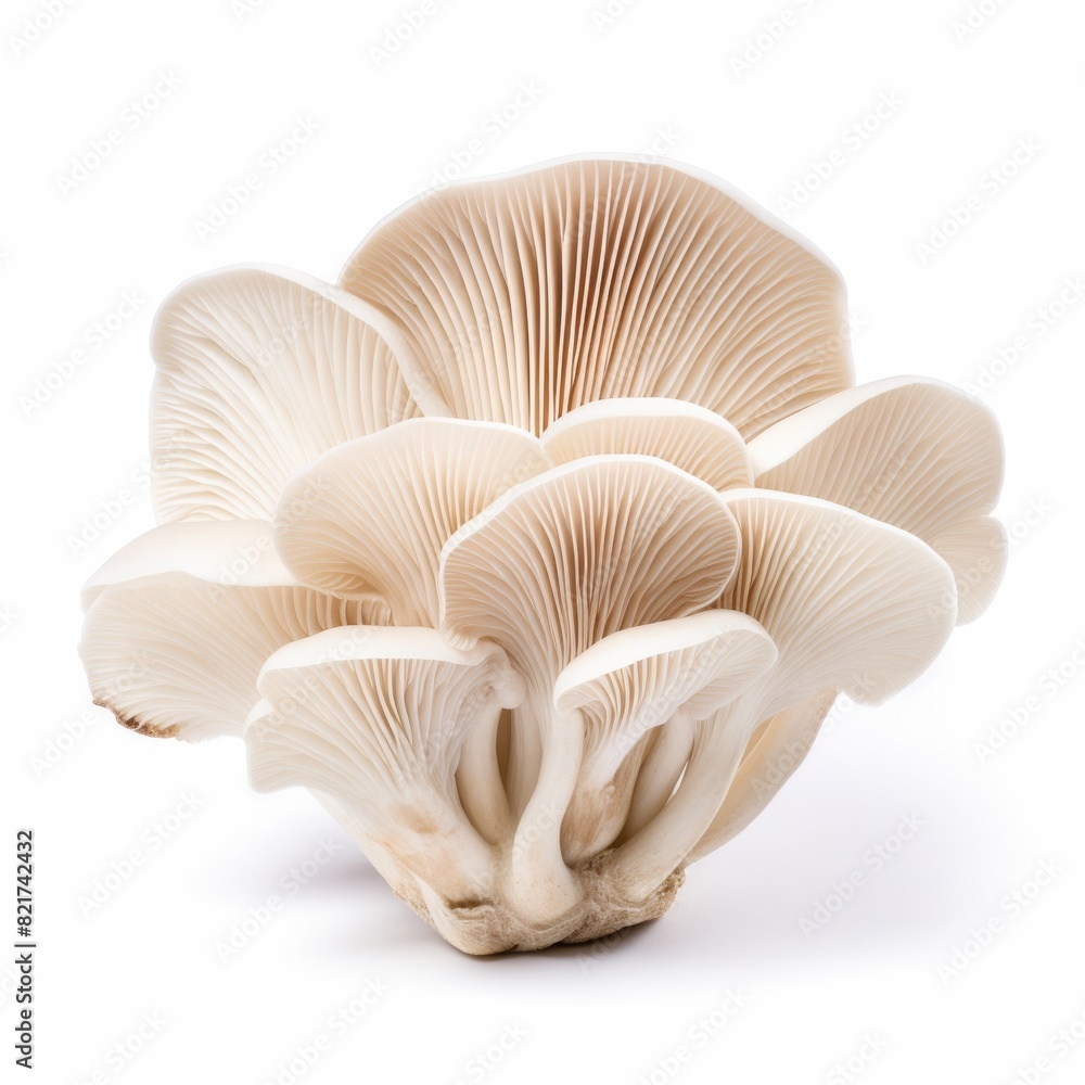 oyster mushroom on white background oyster mushroom on white background