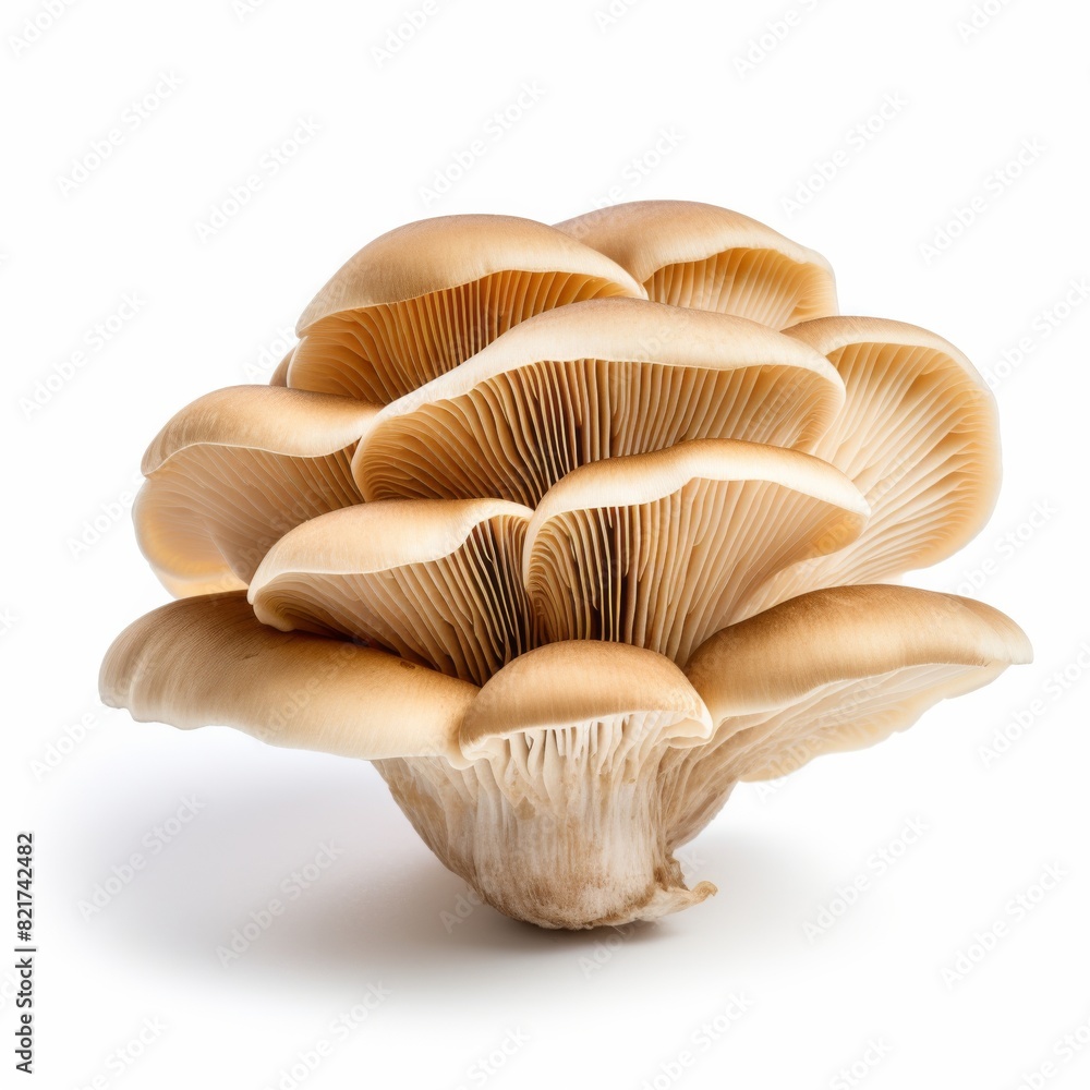 oyster mushroom on white background oyster mushroom on white background
