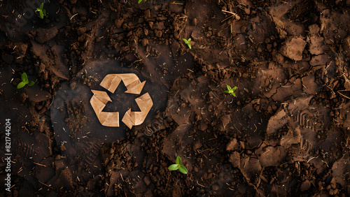 Protect your soil from environmental pollution. Save the planet by recycling resources.