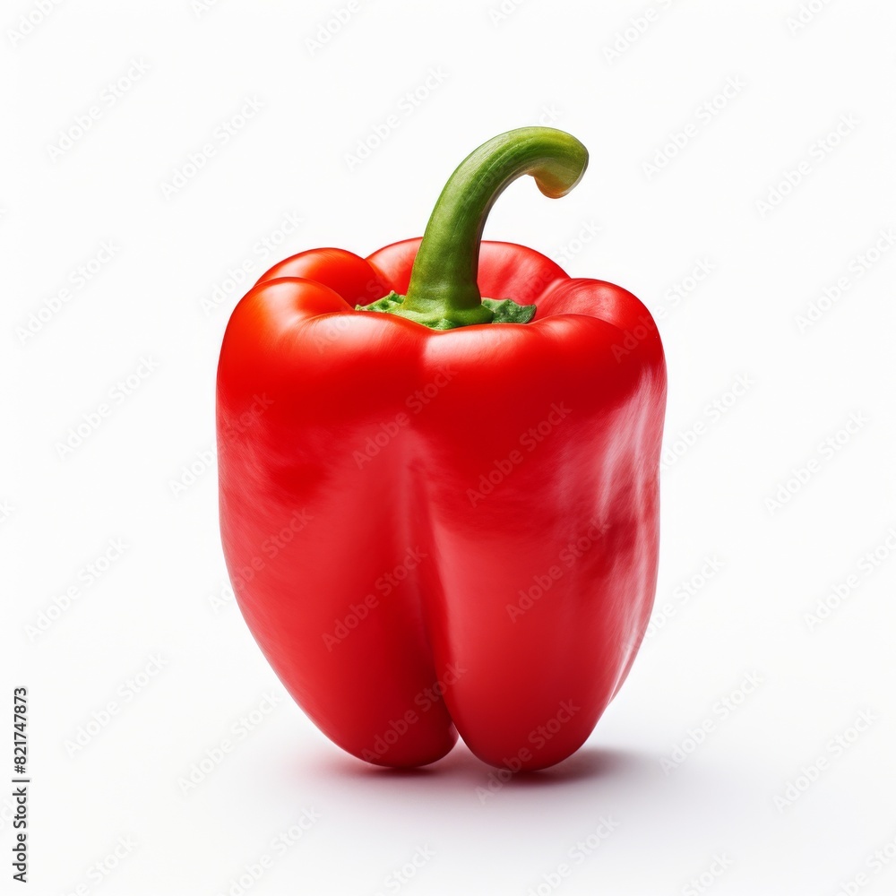 Fresh sweet pepper isolated on white background Fresh sweet pepper isolated on white background