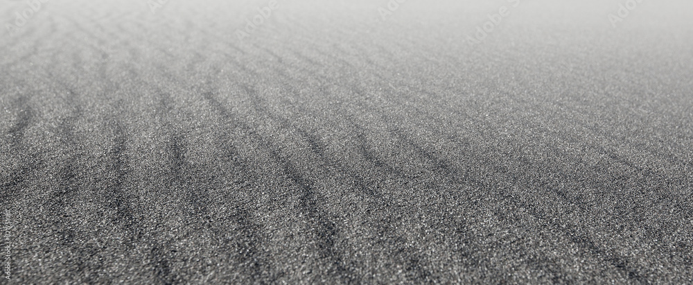 Black sand waves as background on sunlight Black sand waves as background on sunlight