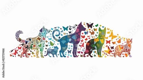 National Holistic Pet Day 30 August Word Cloud In Vector