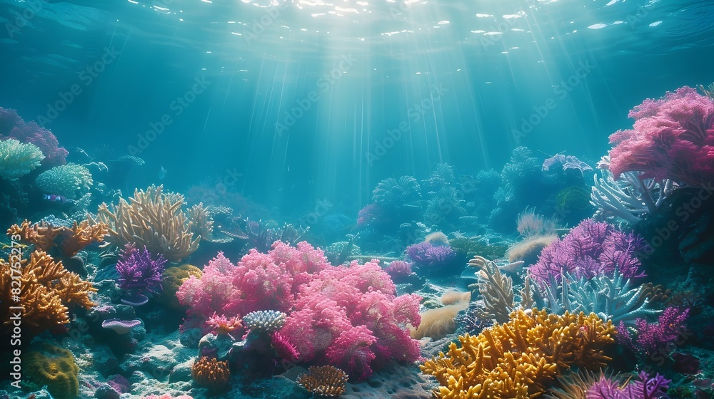 custom made wallpaper toronto digitalPristine Coral Reef Teeming with Vibrant Marine Life Showcasing the Importance of Ocean Conservation