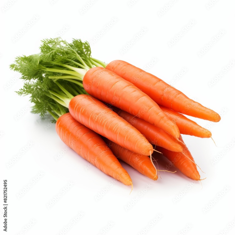 fresh carrot on white background fresh carrot on white background