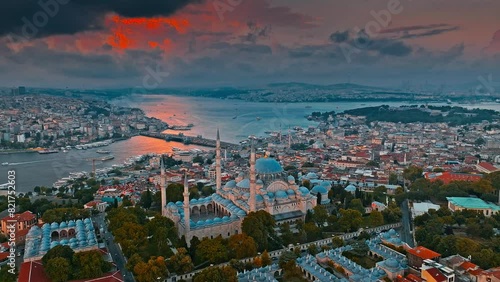 Aerial  view of istanbul