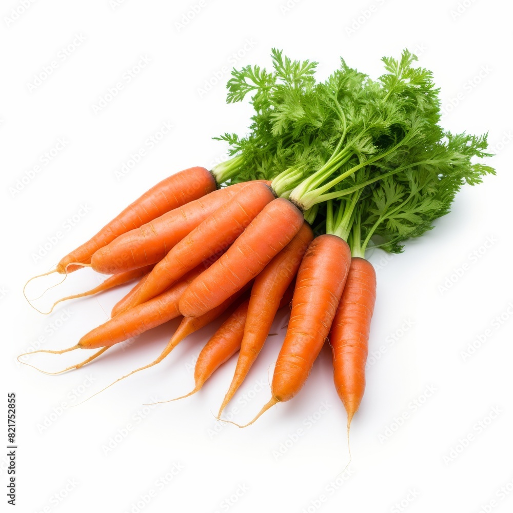 fresh carrot on white background fresh carrot on white background