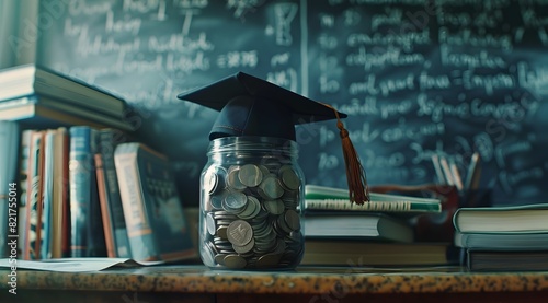 Wallpaper Mural Saving for a Brighter Future Investing in Education and Personal Growth through Financial Discipline and Determination Torontodigital.ca