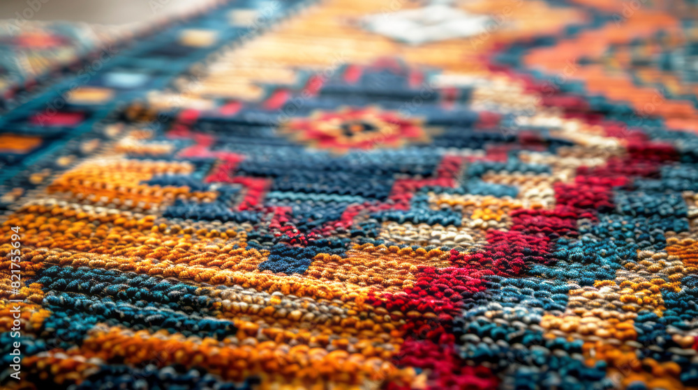 A chair covered with a soft fur blanket A chair covered with a soft fur blanket