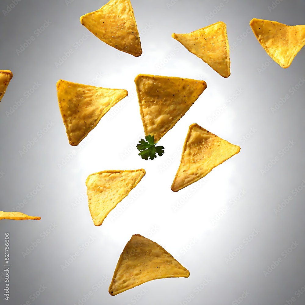 chips on a wooden board chips on a wooden board