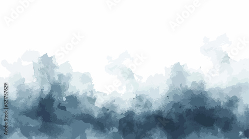 Pale blue gray watercolor ombre wash. Vector style Vector © Tech