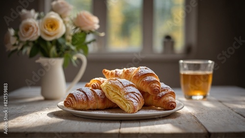 Croissants - Buttery, flaky pastries. photo