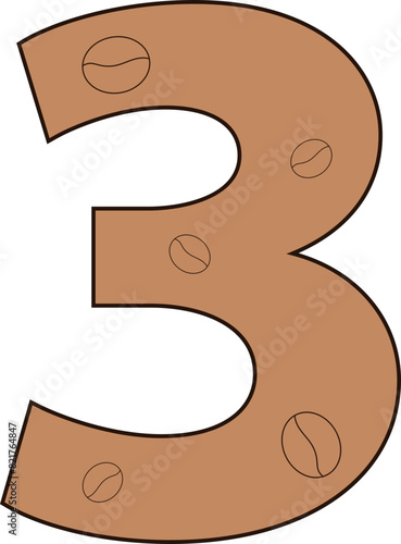 3 three number coffee bean cafe