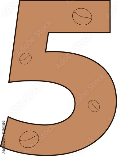 5 five number coffee bean cafe