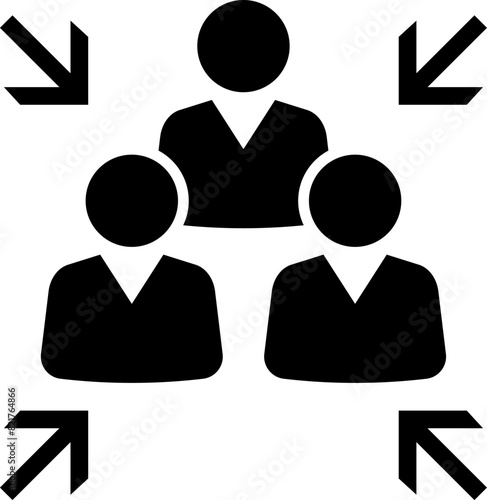 Emergency evacuation assembly point sign. Assembly point icon. Safety Signs. Evacuation Plan. Vector illustration