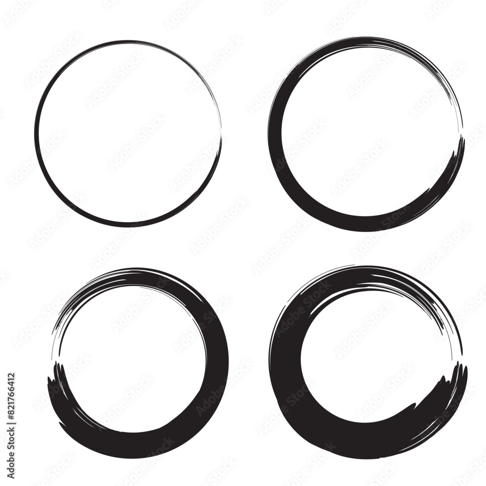 Grunge brush stroke painted frame isolated on white background. Vector illustration. EPS 10 Grunge brush stroke painted frame isolated on white background. Vector illustration. EPS 10